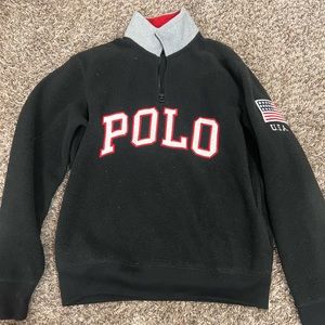 polo half zip fleece